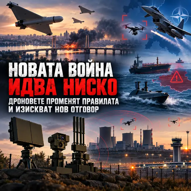 Ерата на евтиния дрон: защо противовъздушната отбрана вече започва от земята